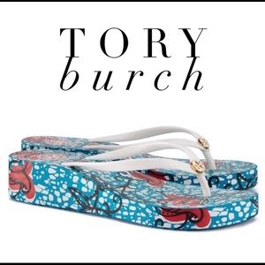 Tory Burch Wedge Flip Flops